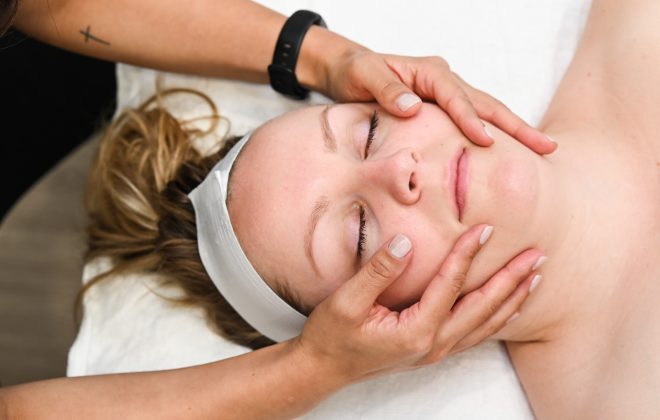 Woman receiving facial - Chemical Peel | Skin Care Specialist | Winnipeg, Manitoba